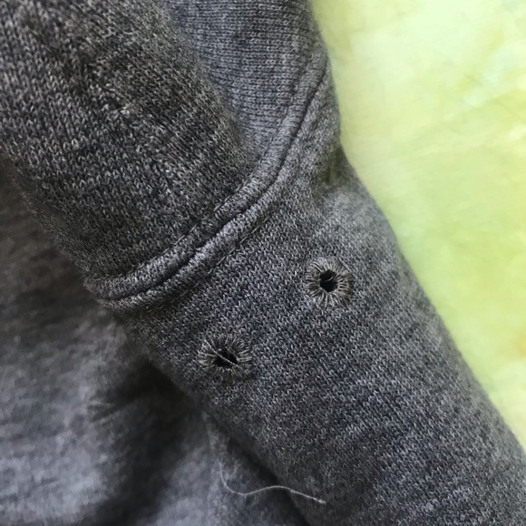 NUMBER NINE GREY 4POCKET HOODIE - Picture 3 of 6